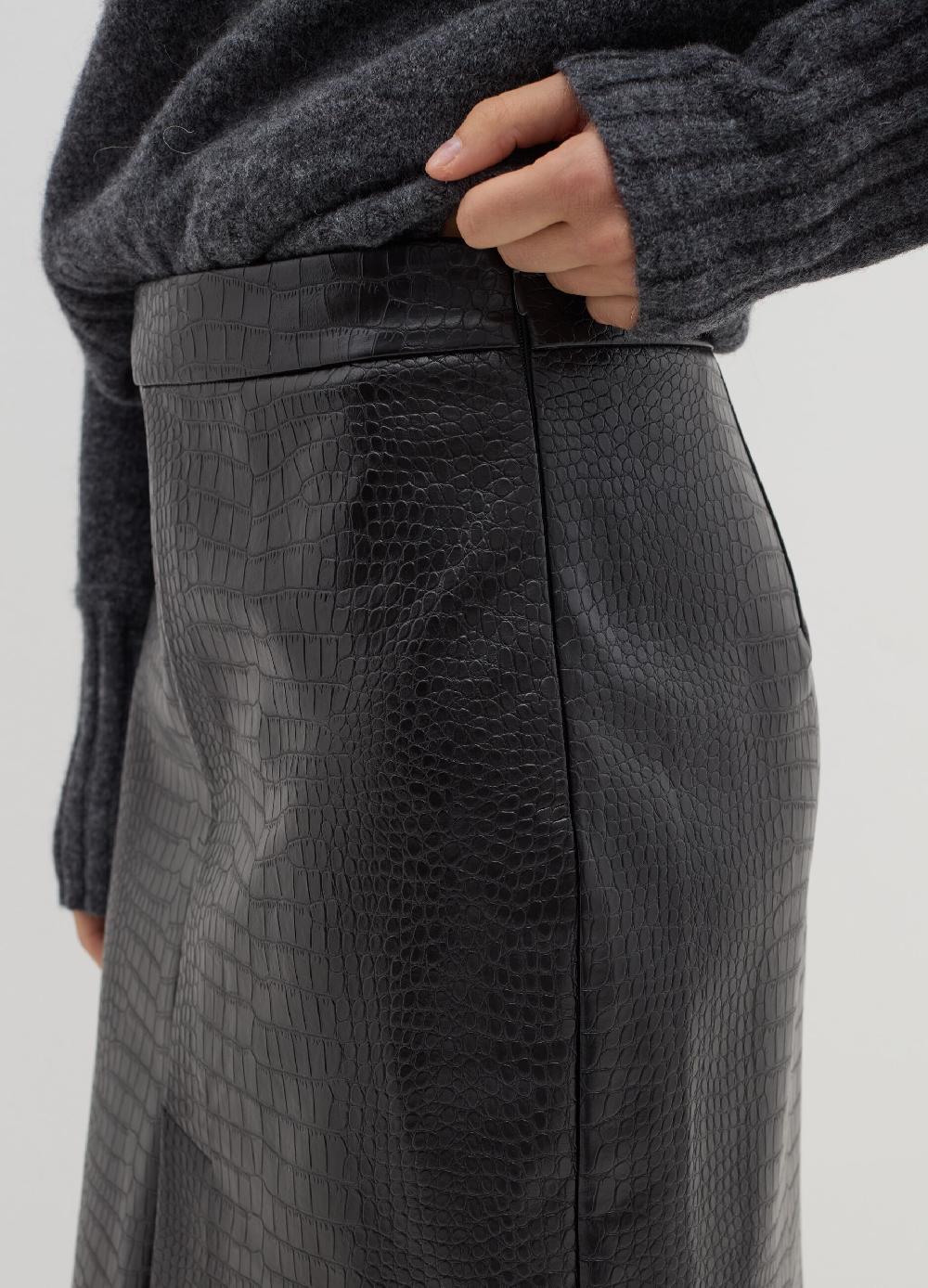 Stefanel Longuette Effetto Cocco Con Spacco