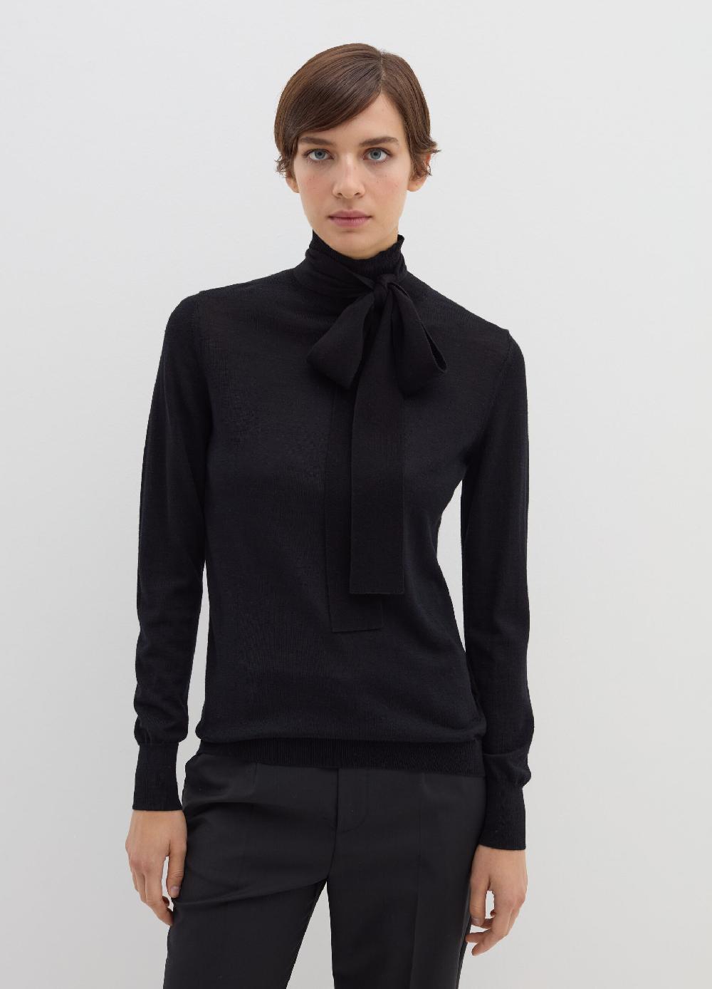 Stefanel Maglia A Collo Alto Con Foulard