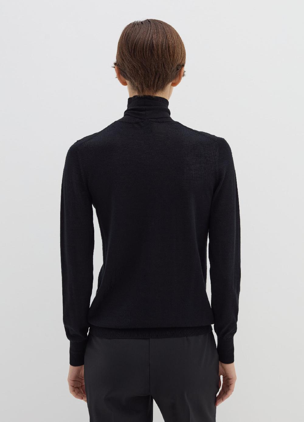 Stefanel Maglia A Collo Alto Con Foulard