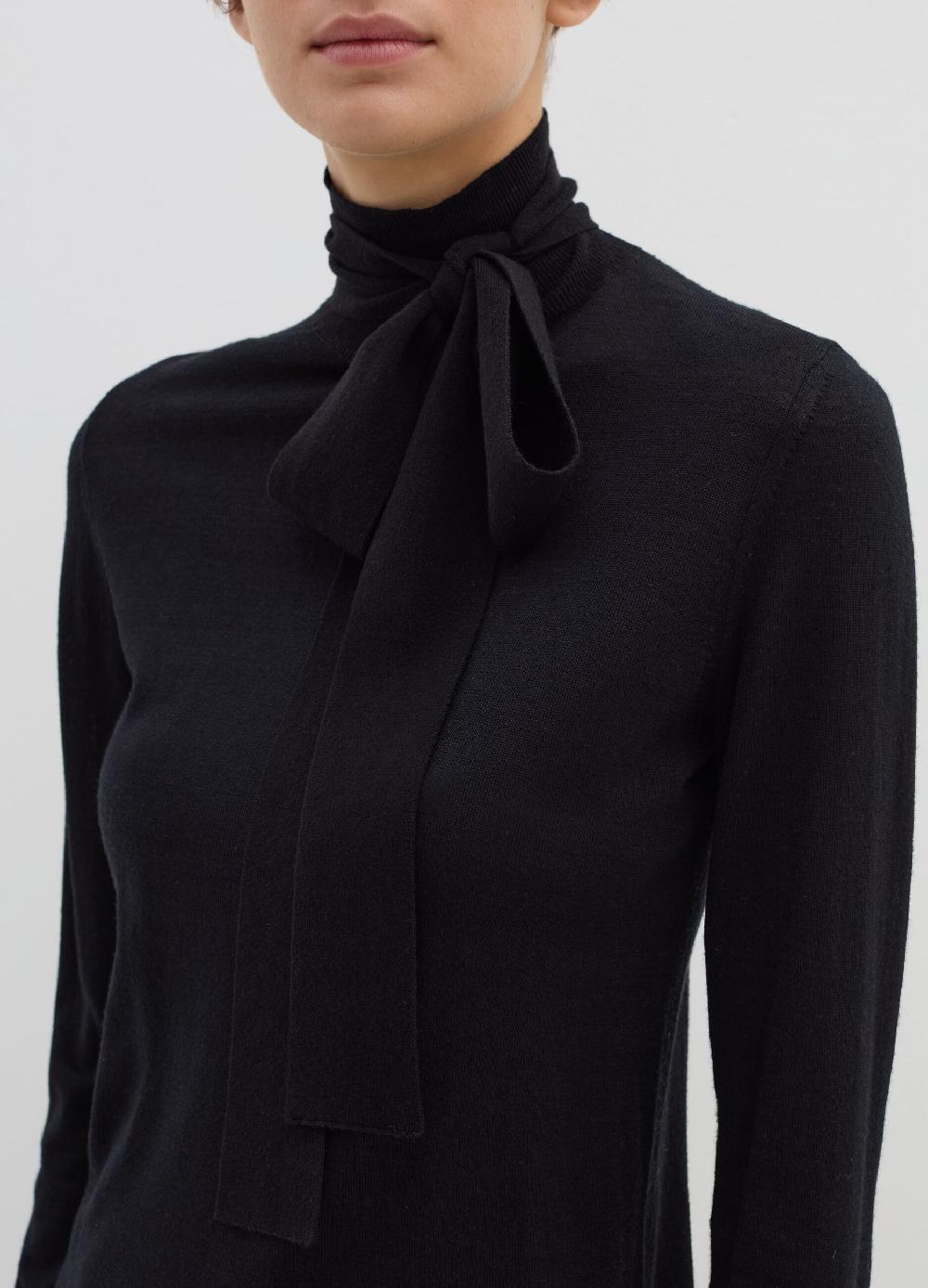 Stefanel Maglia A Collo Alto Con Foulard
