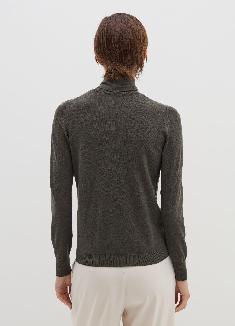 Stefanel Maglia A Collo Alto Con Foulard