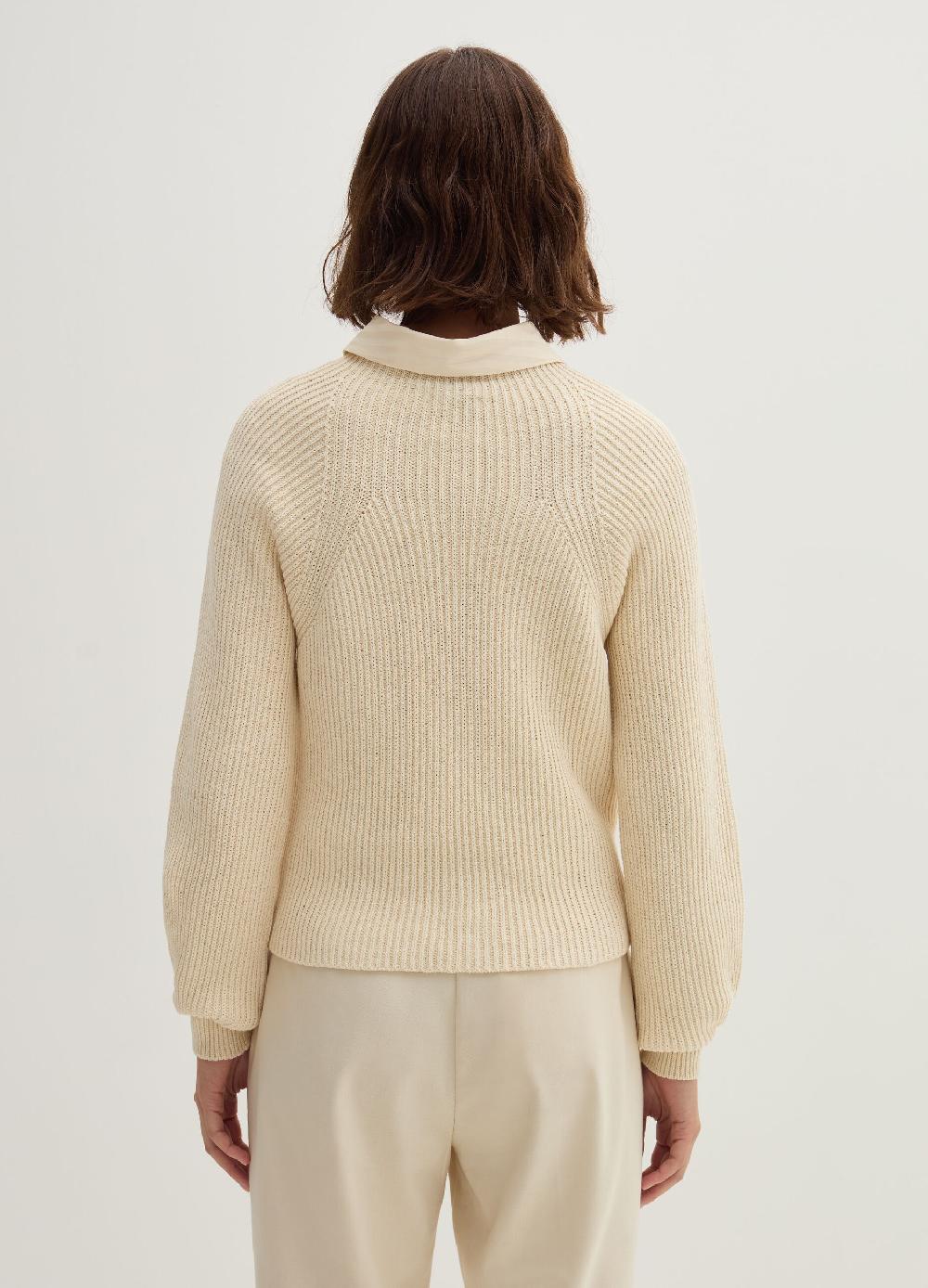 Stefanel Maglia A Coste Senza Cuciture