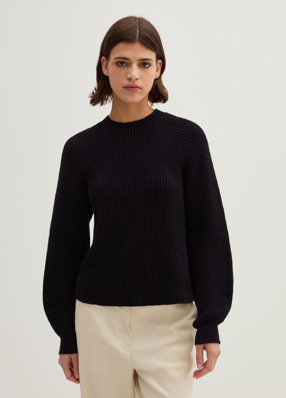 Stefanel Maglia a coste senza cuciture