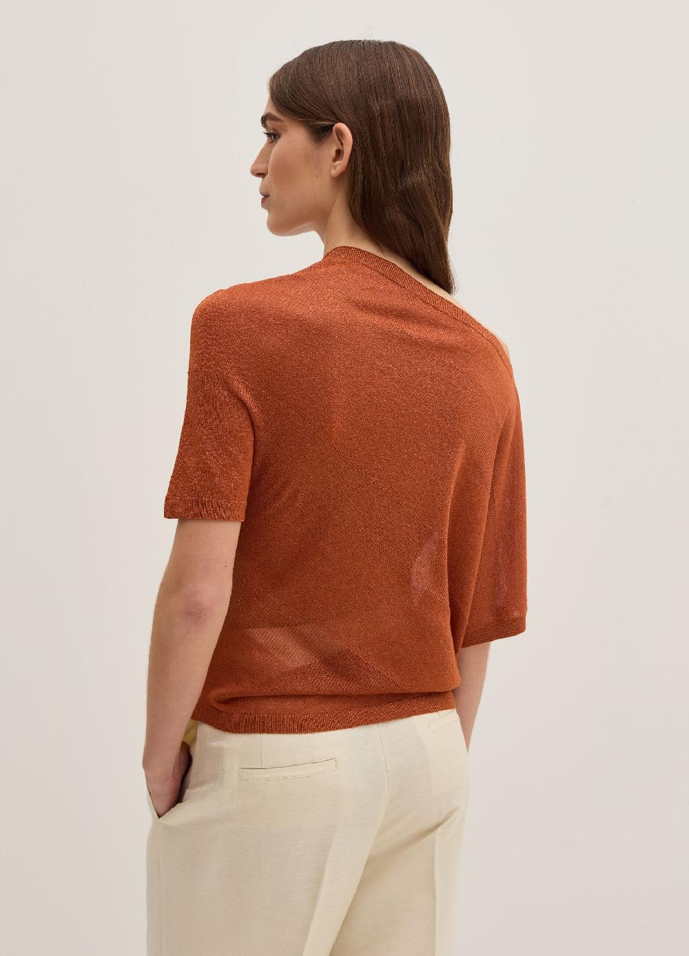 Stefanel Maglia A Costine In Lurex