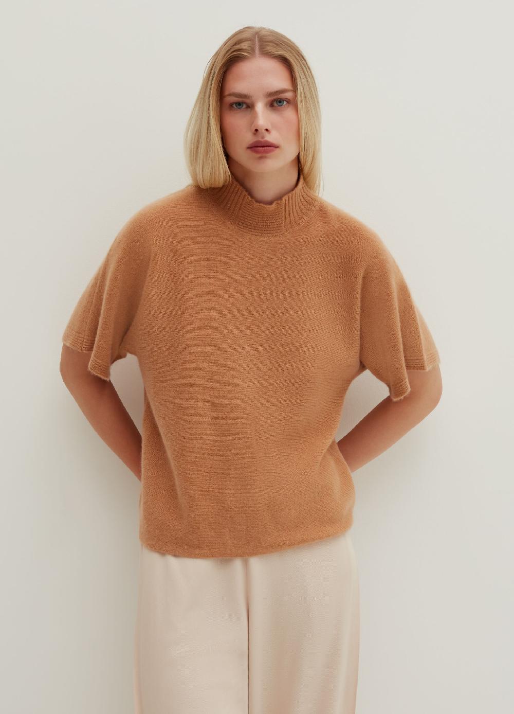 Stefanel Maglia in cashmere mock neck