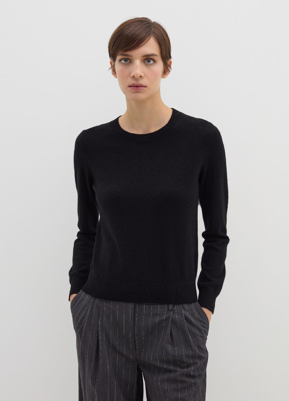 Stefanel Maglia In Lana Cardata Con Maniche Lunghe