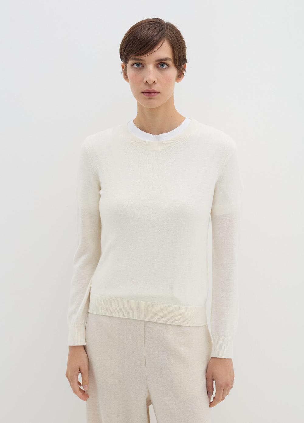 Stefanel Maglia In Lana Cardata Con Maniche Lunghe