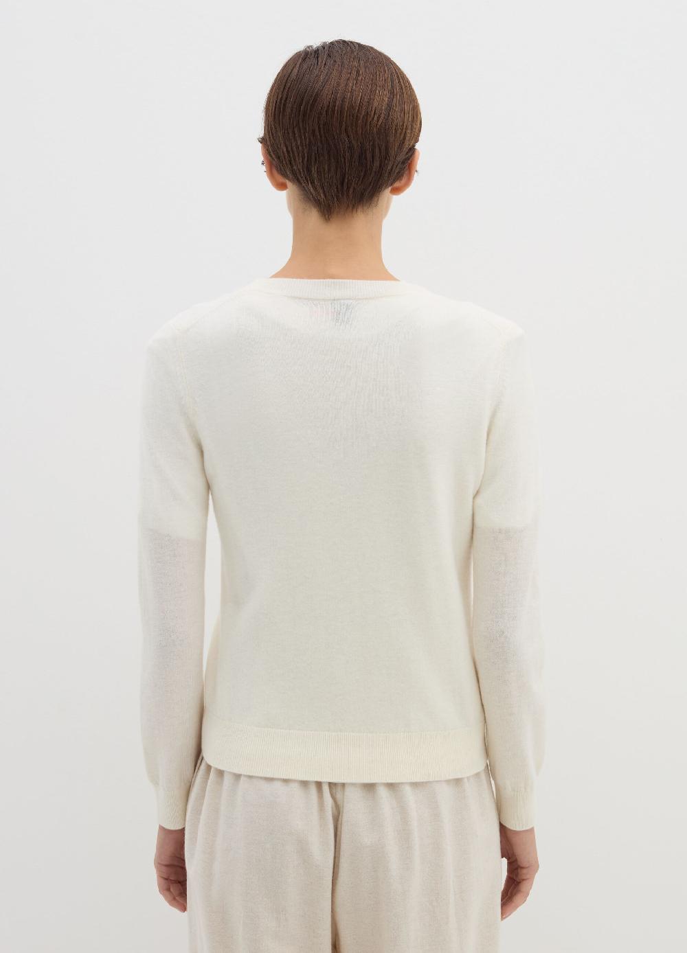 Stefanel Maglia In Lana Cardata Con Maniche Lunghe