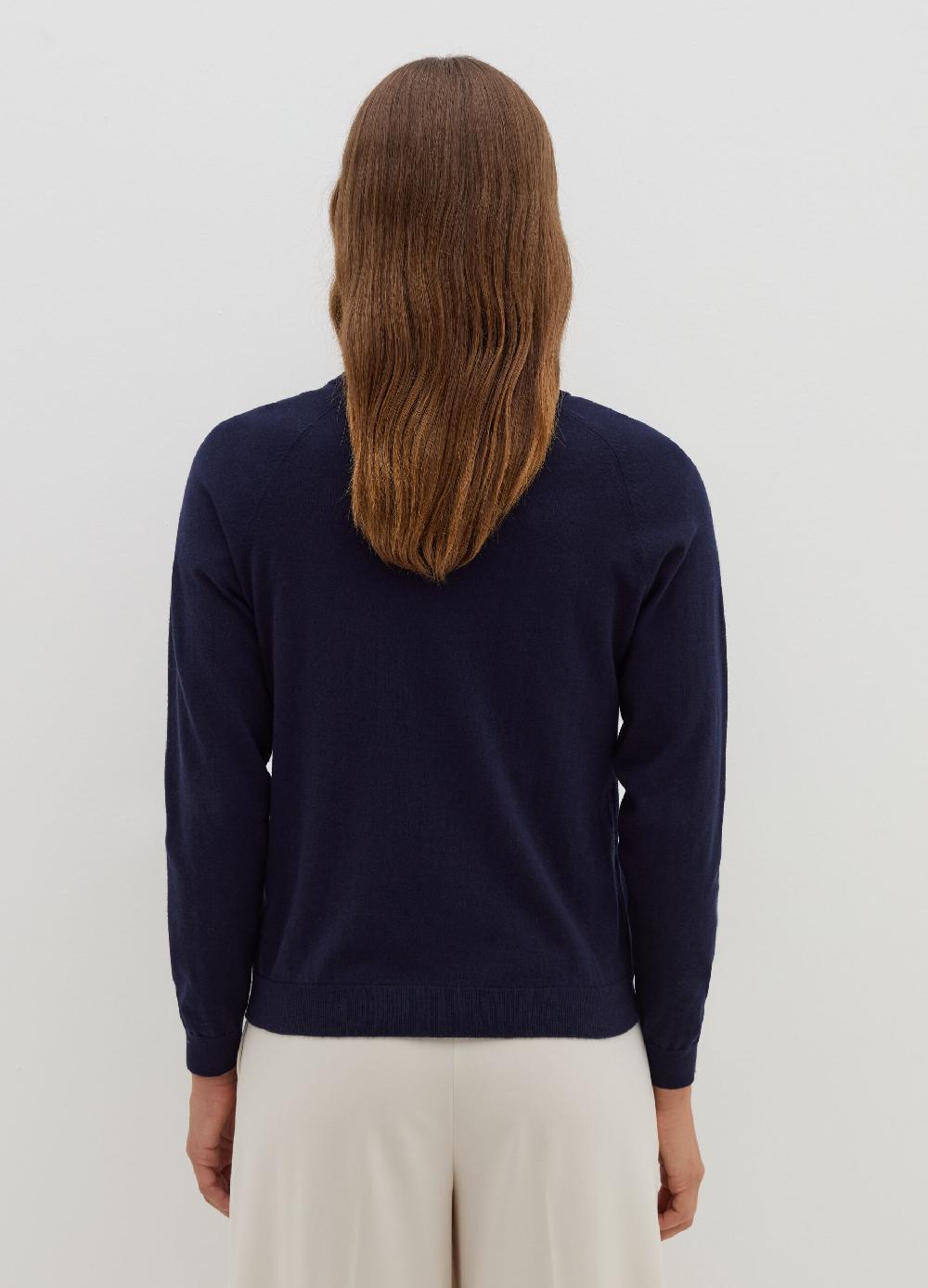 Stefanel Maglia In Lana Cotone E Cashmere