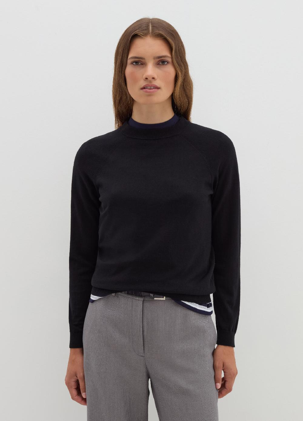 Stefanel Maglia In Lana Cotone E Cashmere