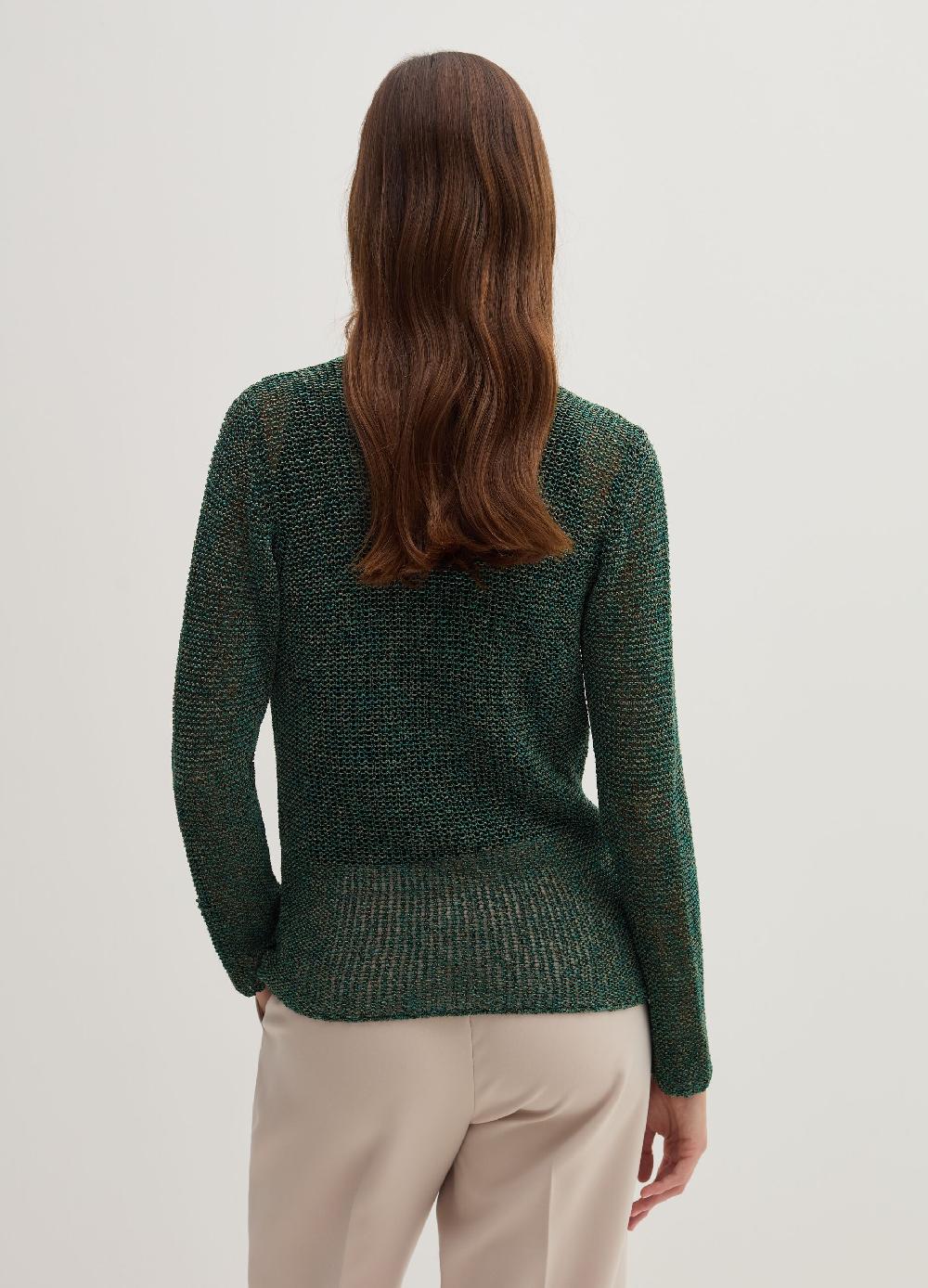 Stefanel Maglia Semilucida Traforata Jacquard