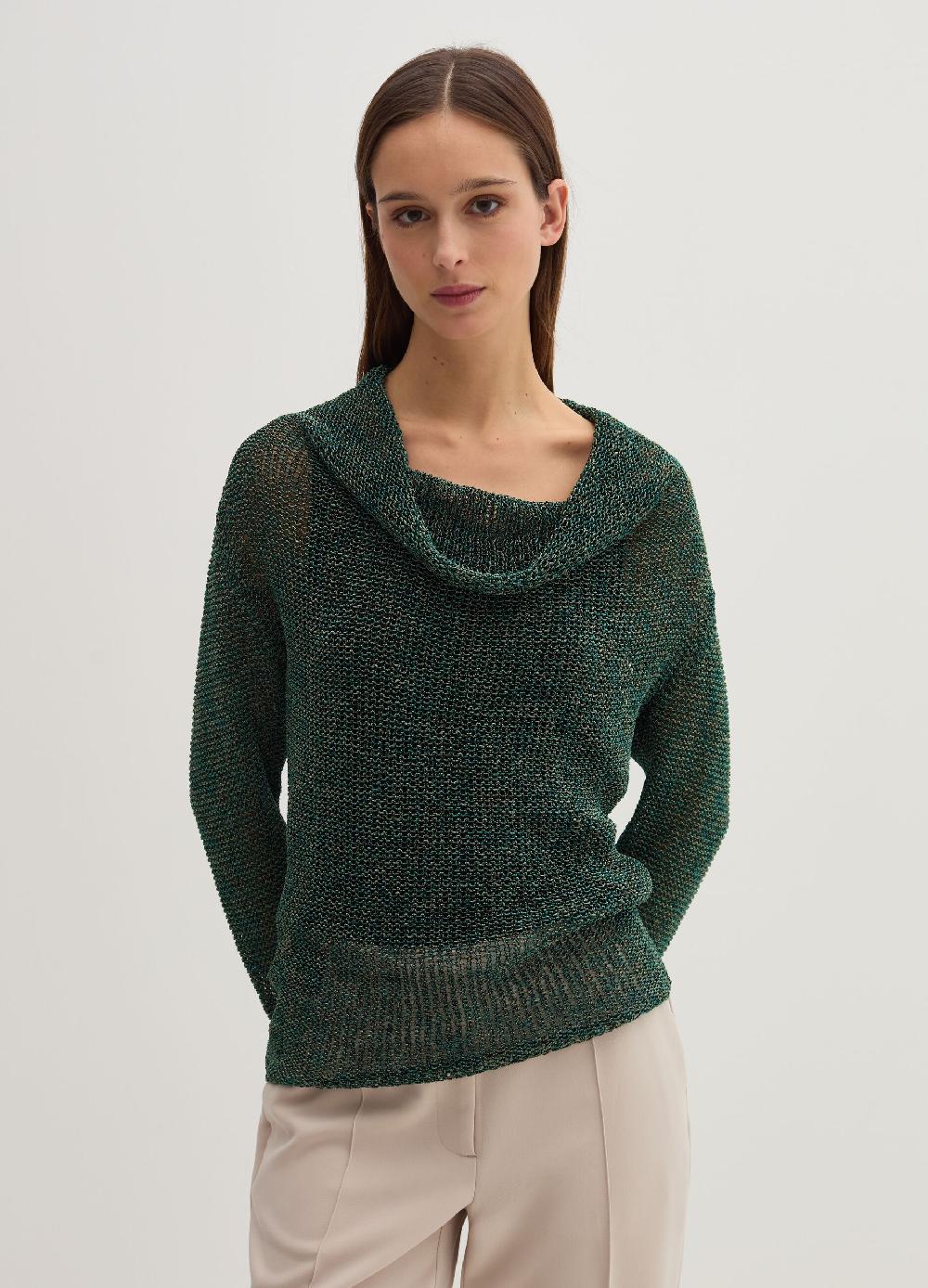 Stefanel Maglia semilucida traforata jacquard