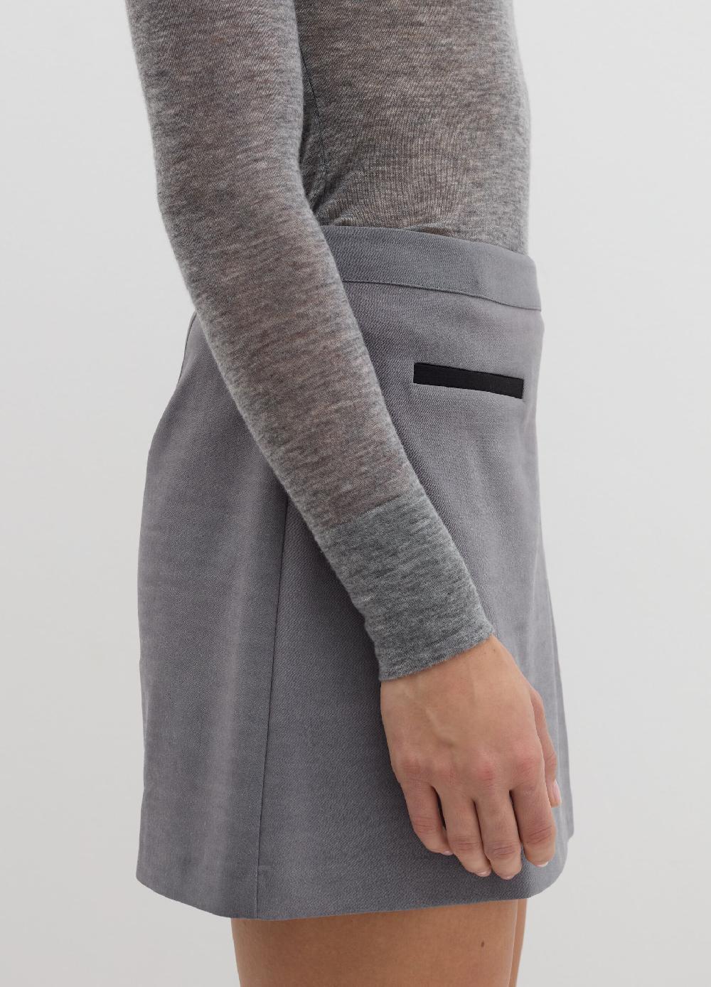 Stefanel Minigonna A Portafoglio In Poly Cotton