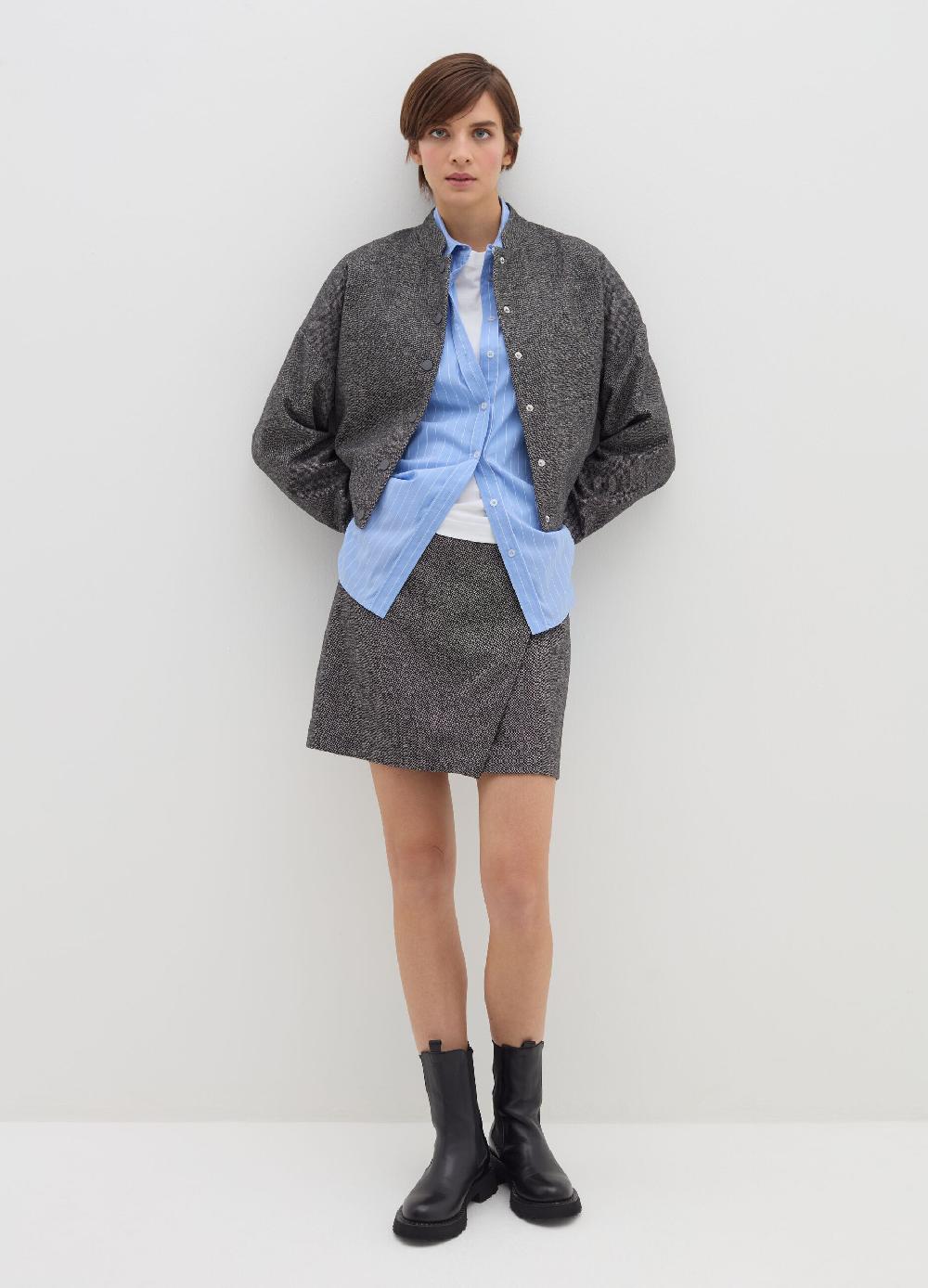 Stefanel Minigonna a portafoglio in tweed