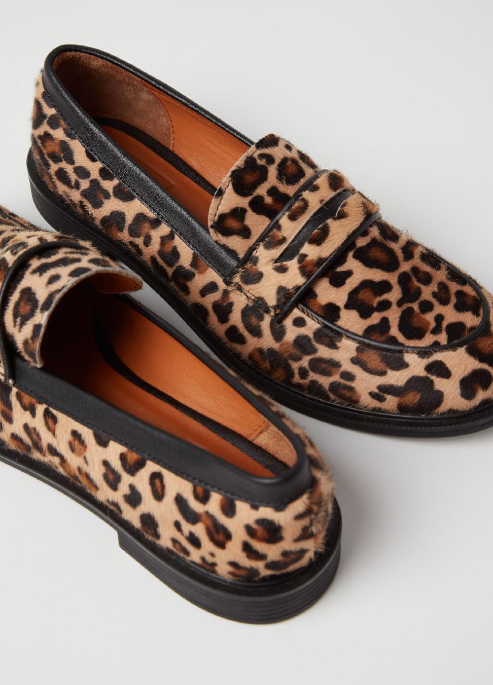 Stefanel Mocassino In Cavallino Animalier