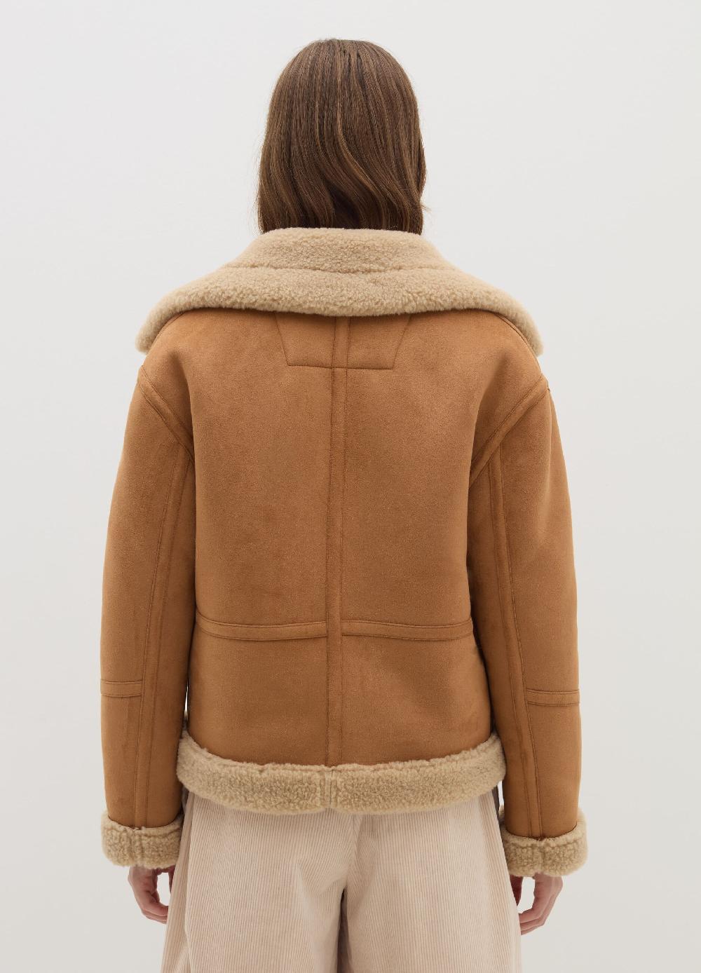 Stefanel Montone Con Interno In Shearling