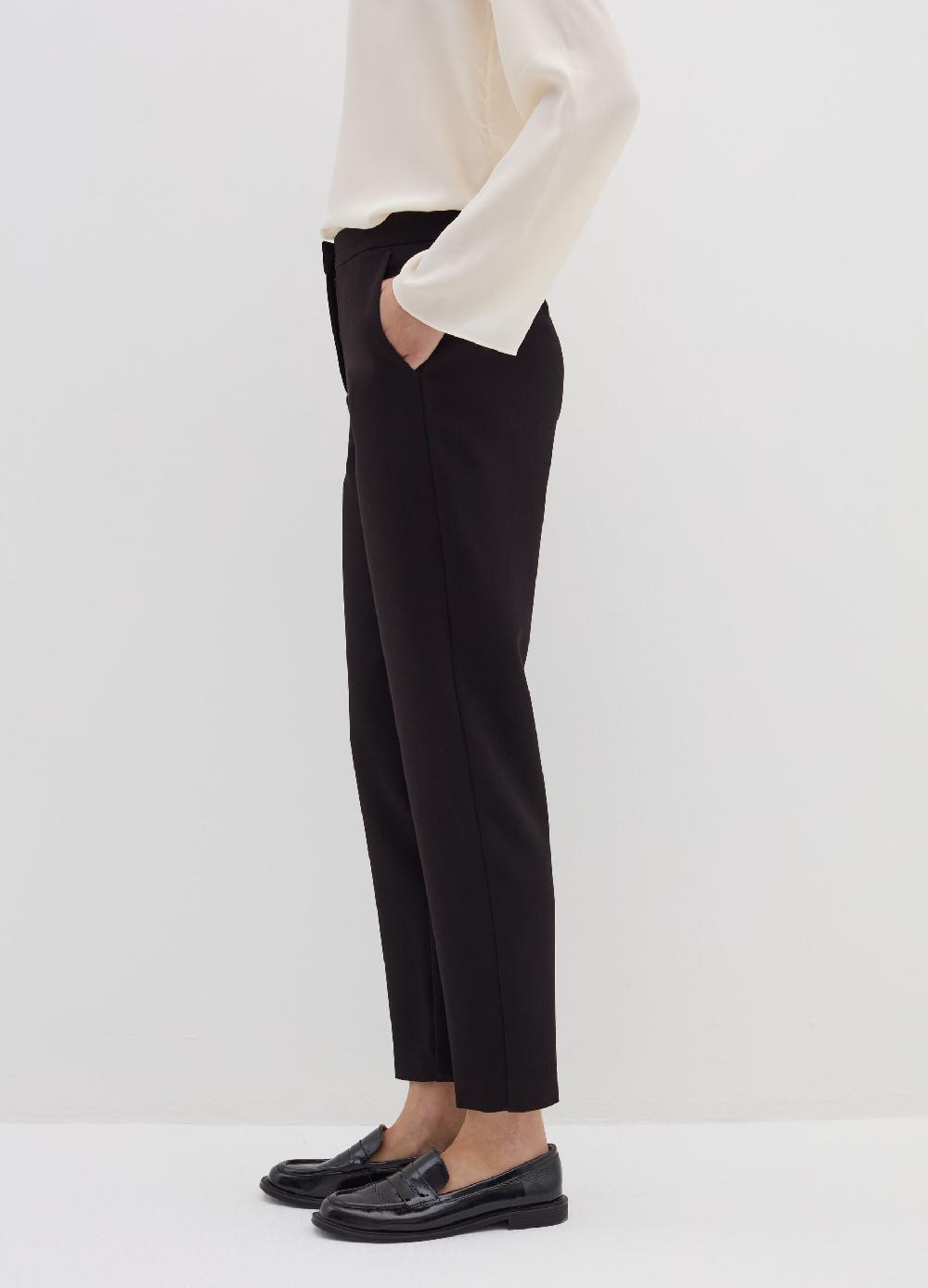 Stefanel Pantalone A Sigaretta In Crêpe Doppia