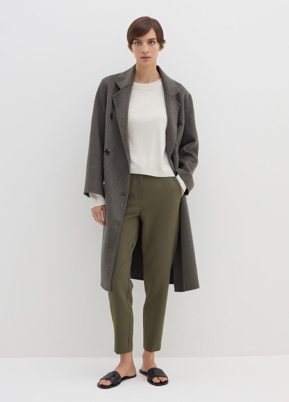 Stefanel Pantalone a sigaretta in crêpe doppia