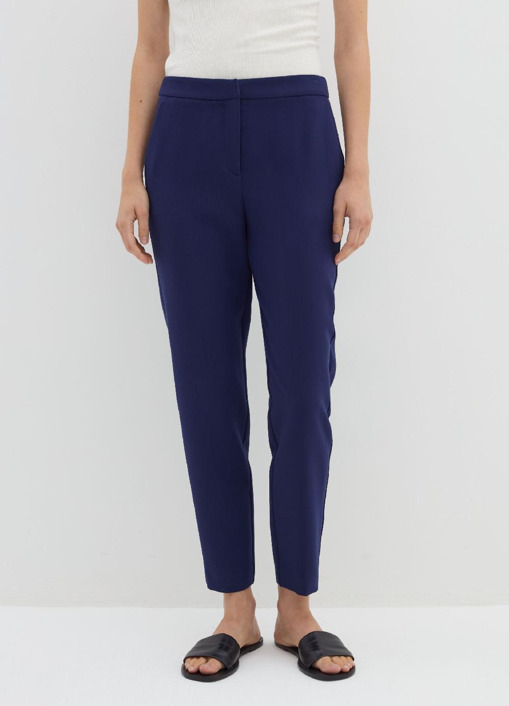 Stefanel Pantalone A Sigaretta In Crêpe Doppia