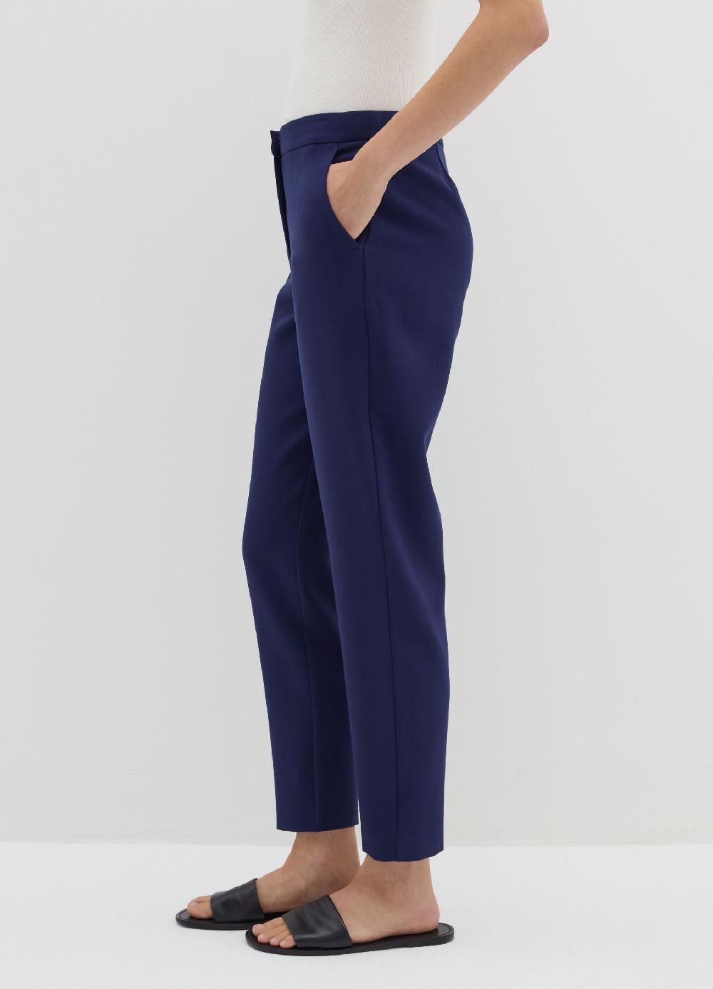 Stefanel Pantalone A Sigaretta In Crêpe Doppia