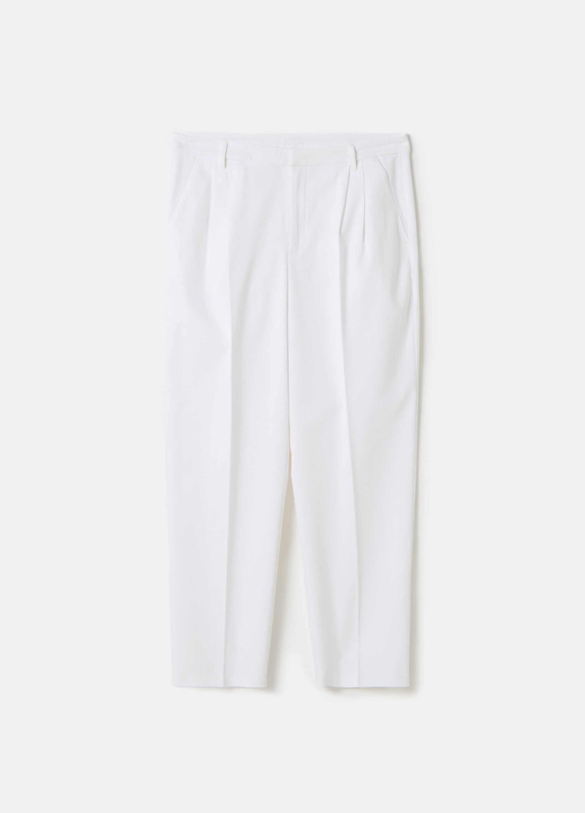 Stefanel Pantalone Chino In Twill Stretch