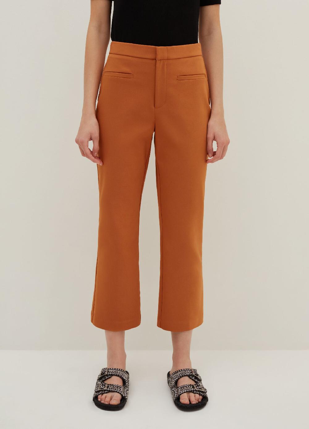 Stefanel Pantalone Crop Flare