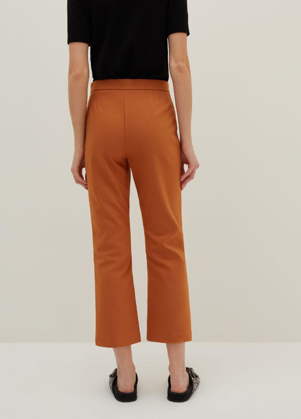 Stefanel Pantalone Crop Flare
