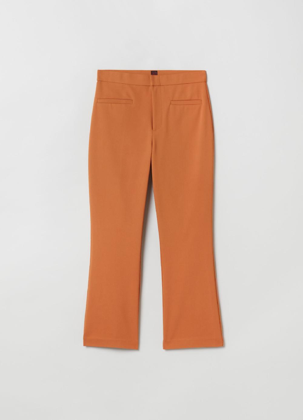Stefanel Pantalone Crop Flare