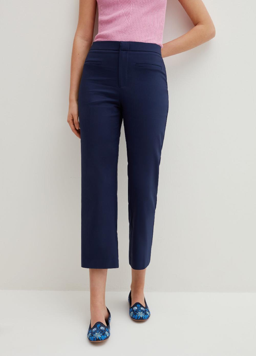 Stefanel Pantalone Crop Flare