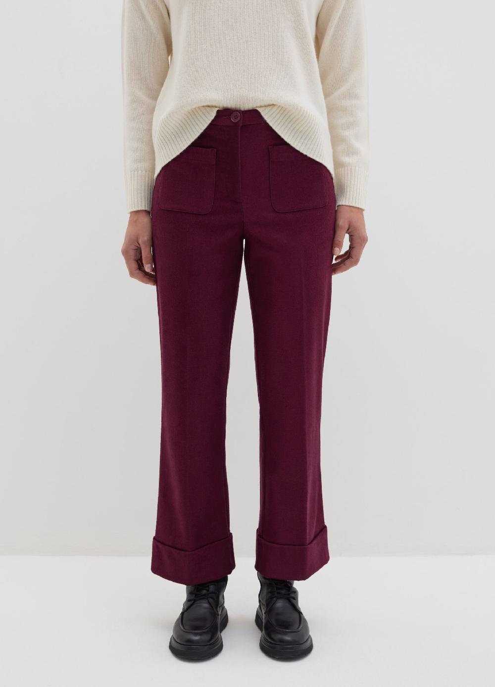 Stefanel Pantalone Crop In Twill Stretch