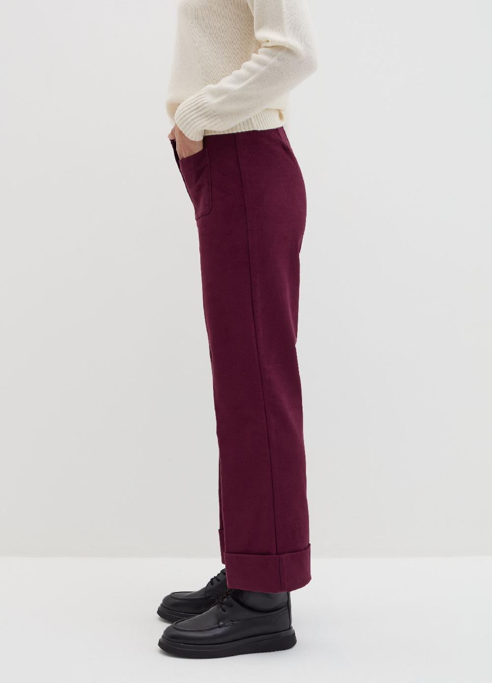 Stefanel Pantalone Crop In Twill Stretch