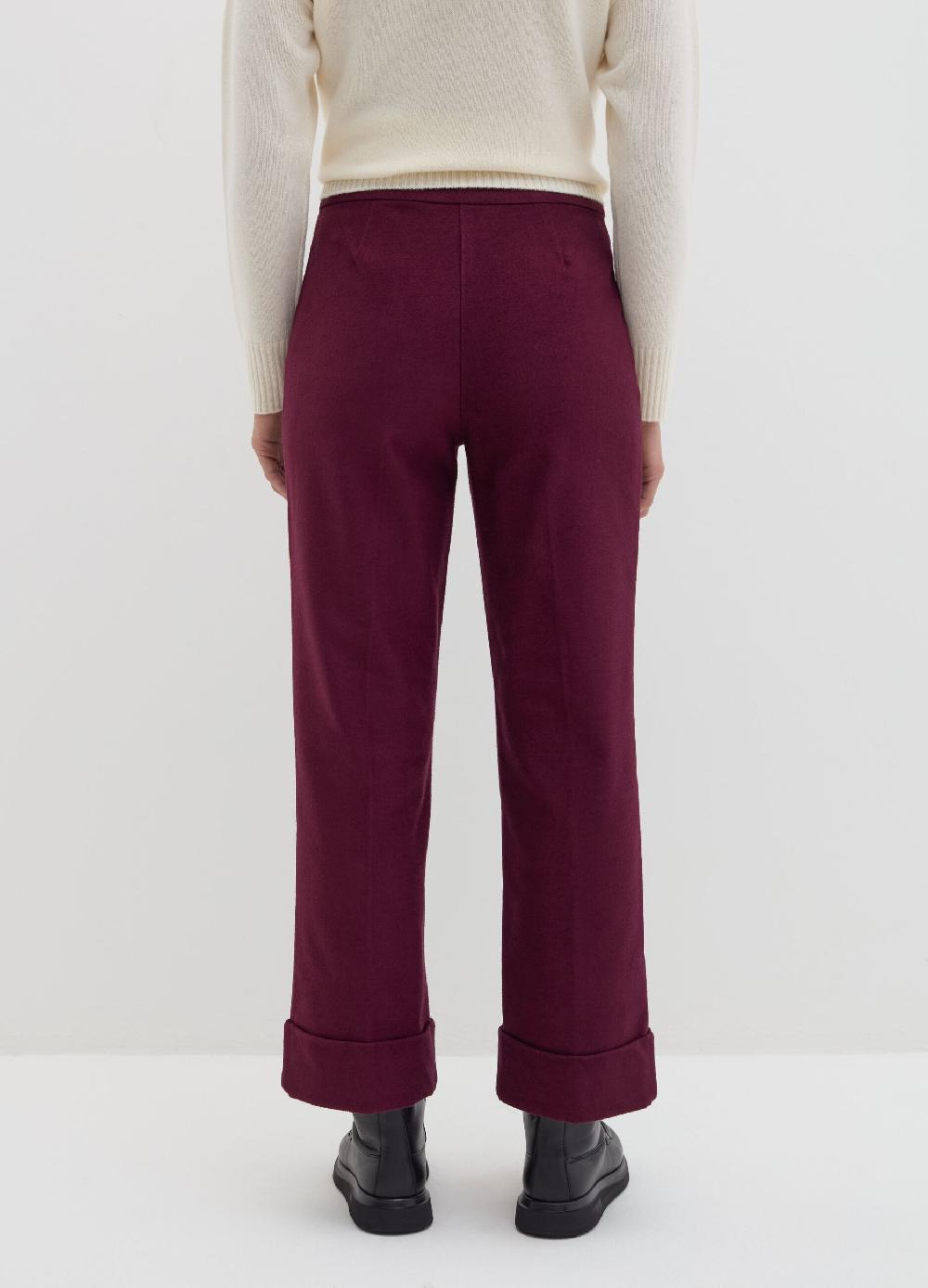 Stefanel Pantalone Crop In Twill Stretch
