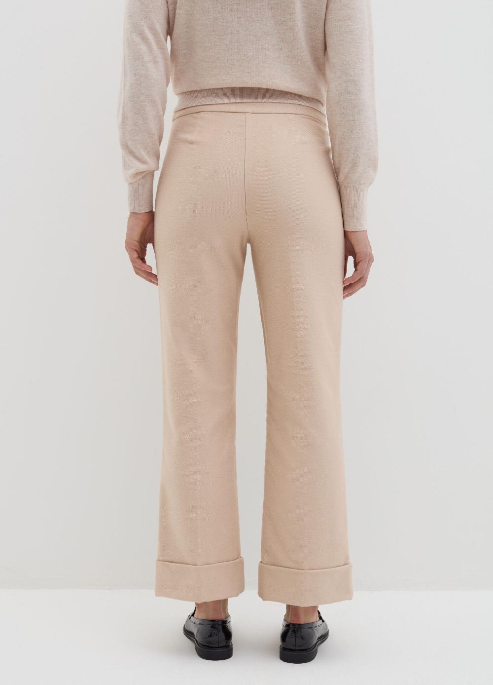 Stefanel Pantalone Crop In Twill Stretch