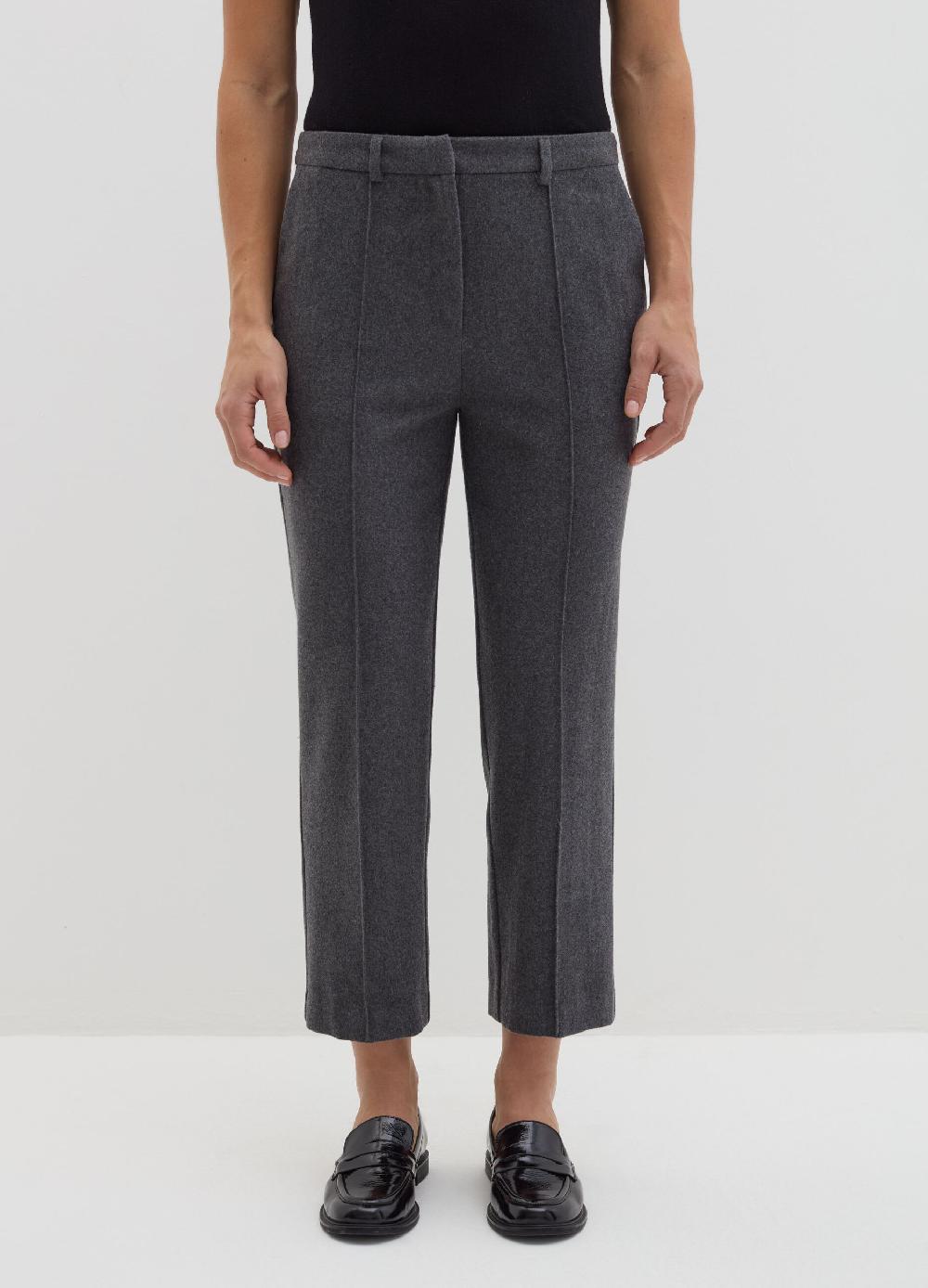 Stefanel Pantalone Crop Straight Fit In Pannetto