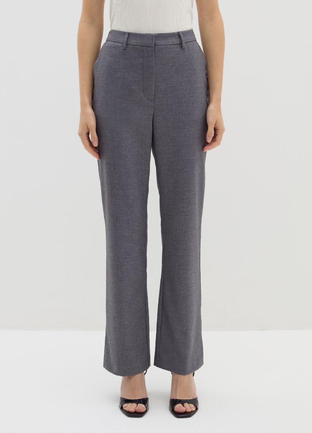 Stefanel Pantalone Flare Fit In Flanella