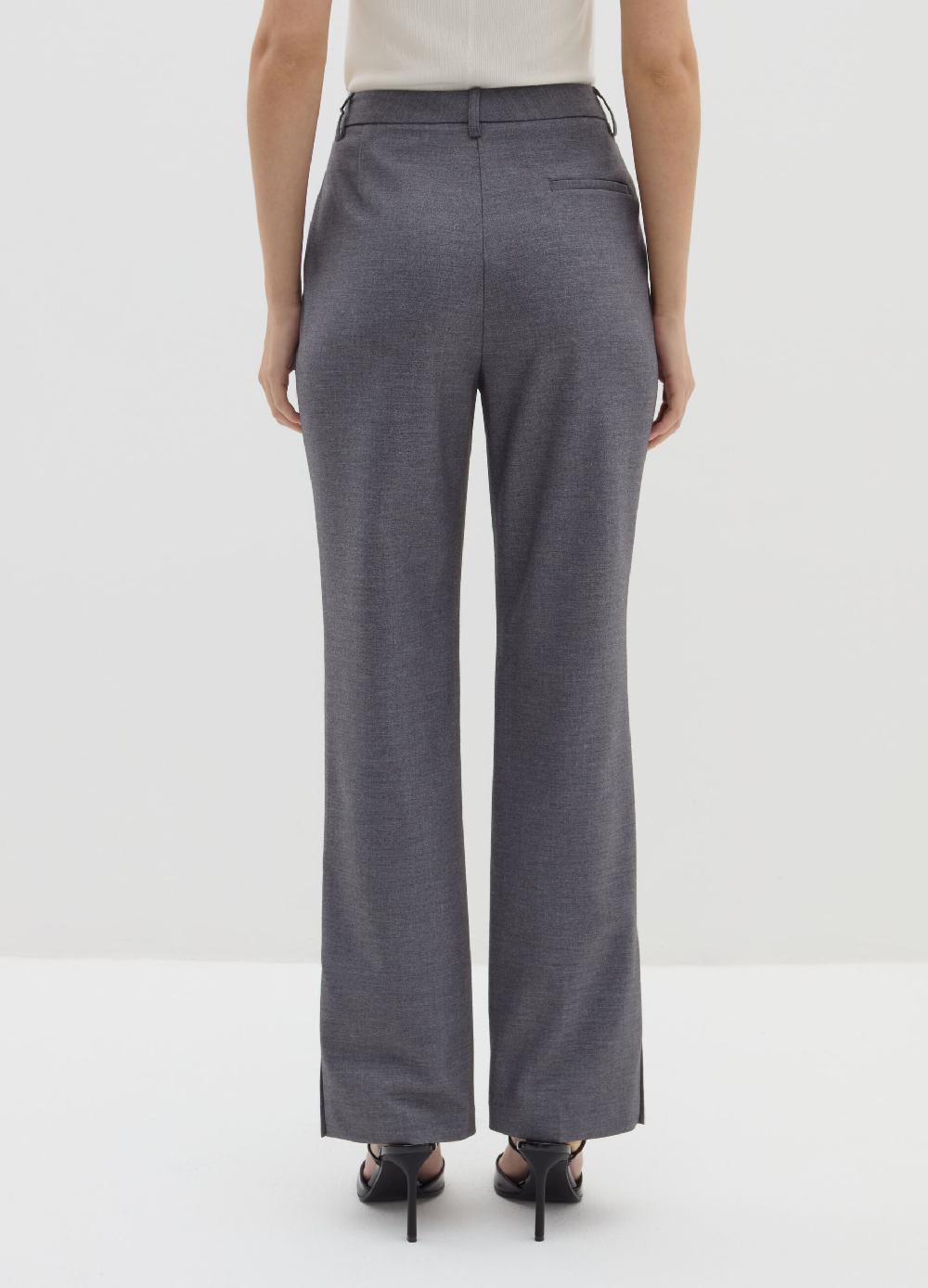 Stefanel Pantalone Flare Fit In Flanella