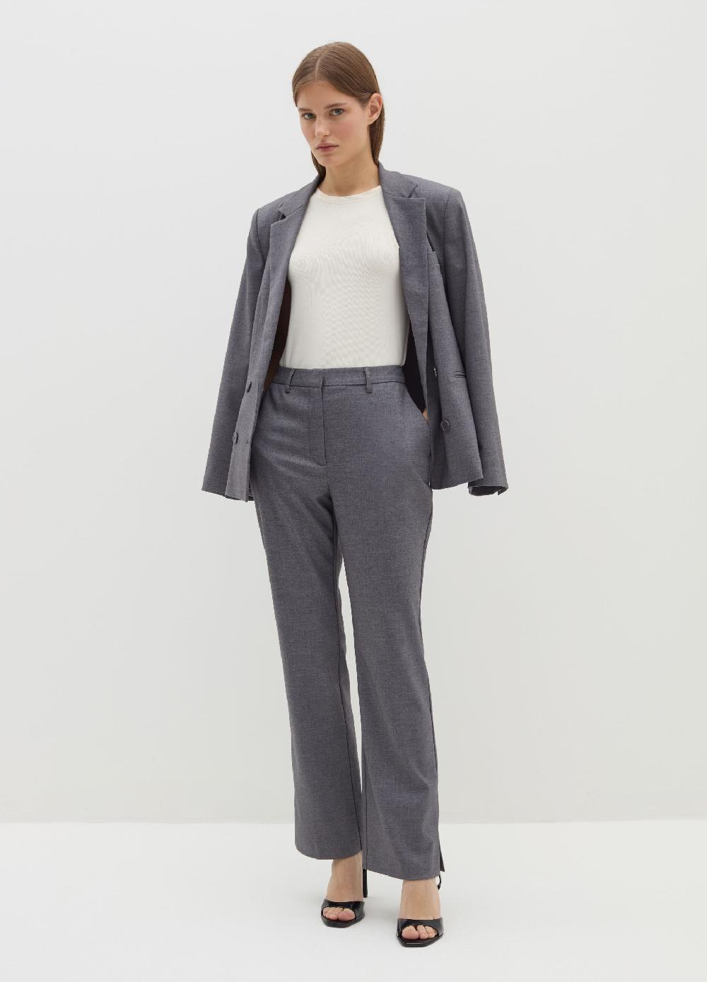 Stefanel Pantalone flare fit in flanella