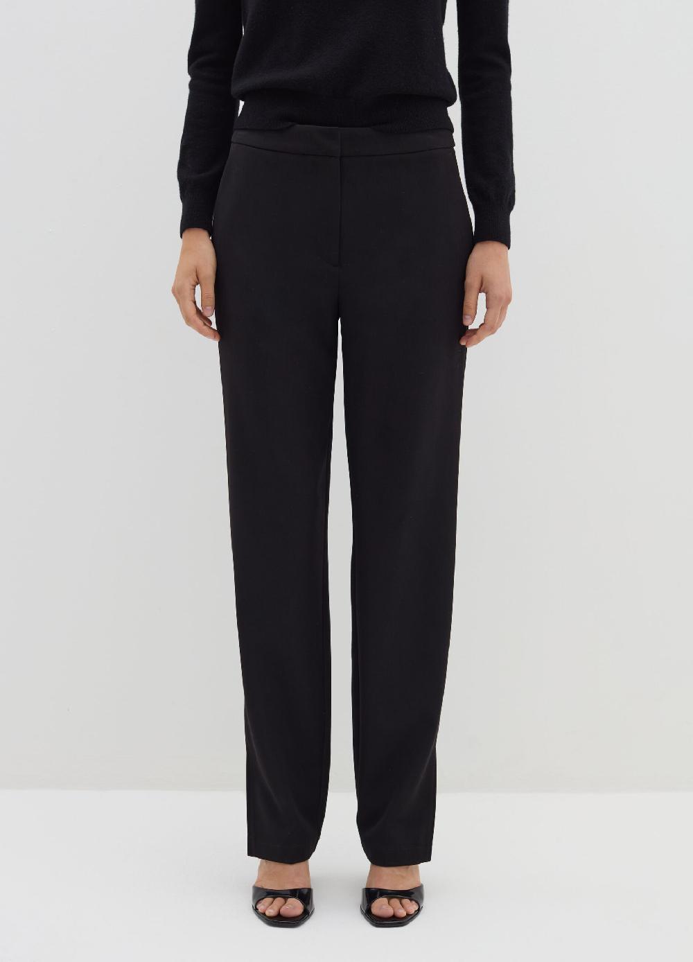 Stefanel Pantalone Flare Fit In Poly Stretch