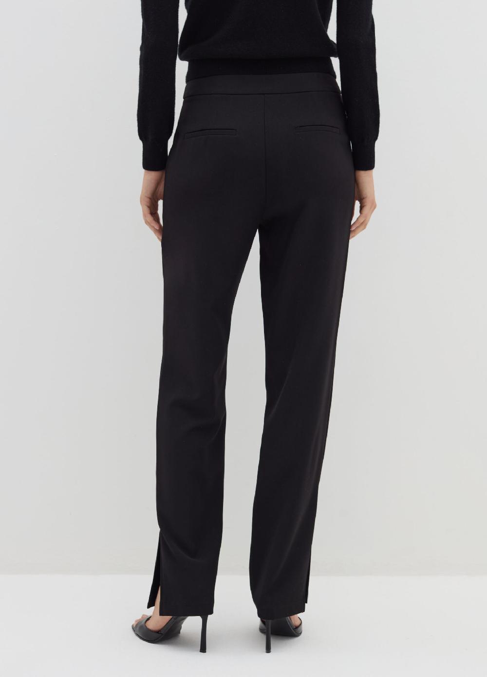 Stefanel Pantalone Flare Fit In Poly Stretch