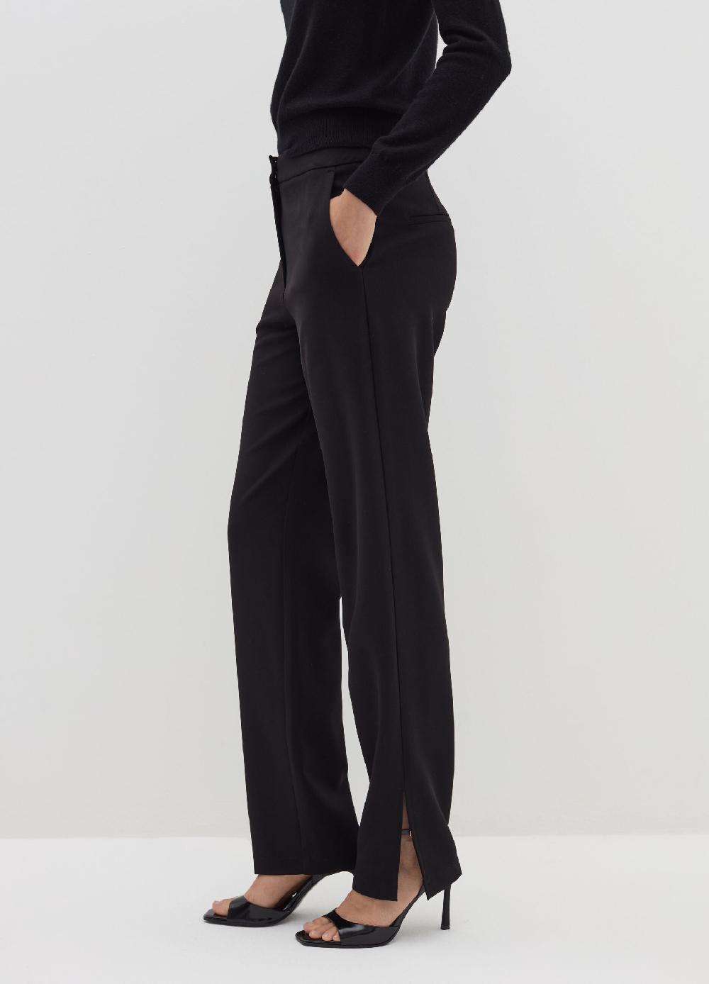 Stefanel Pantalone Flare Fit In Poly Stretch