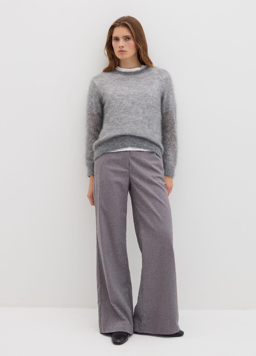 Stefanel Pantalone fluido a gamba larga