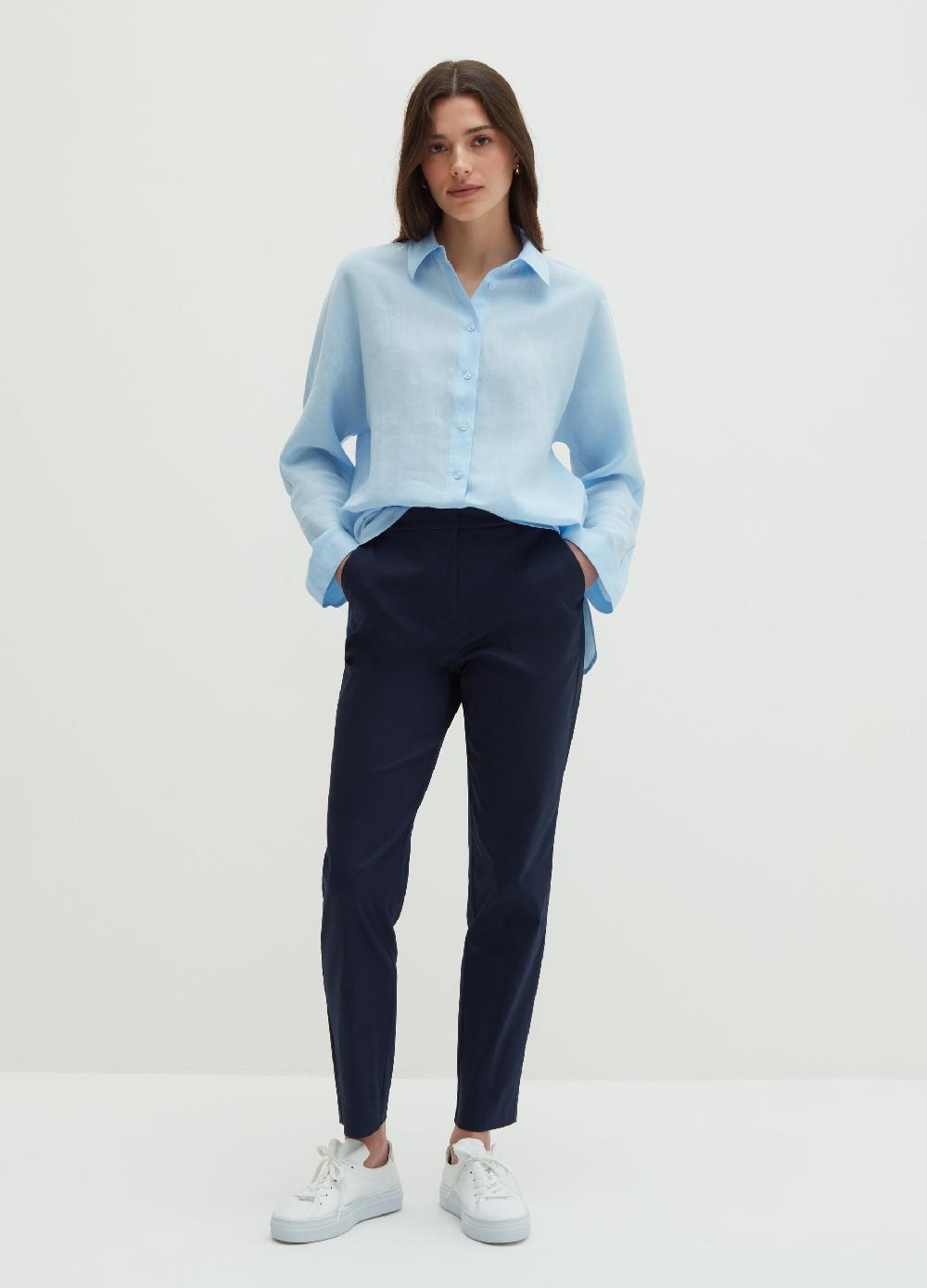 Stefanel Pantalone in cotone satin