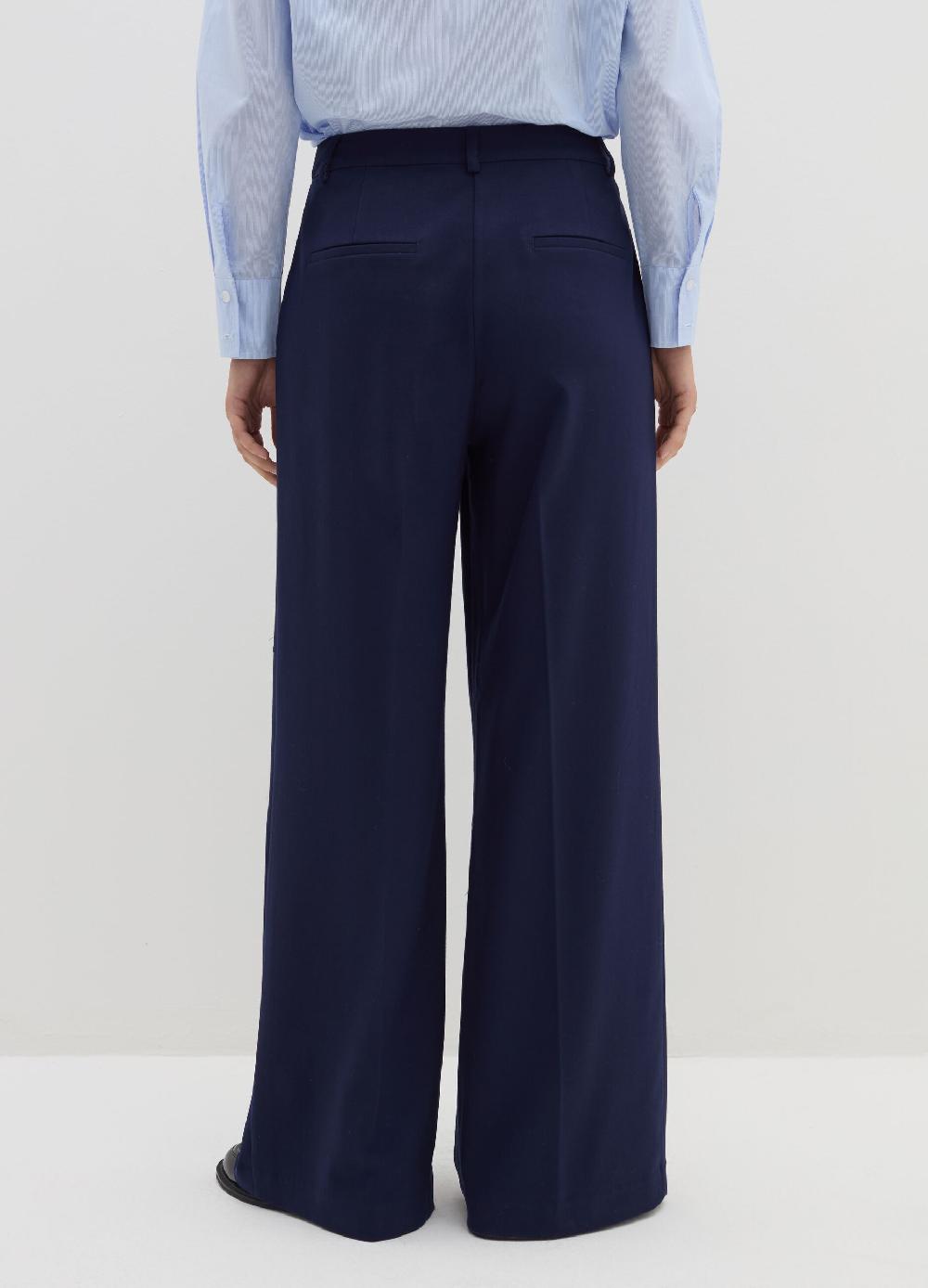 Stefanel Pantalone Loose Fit Con Pinces