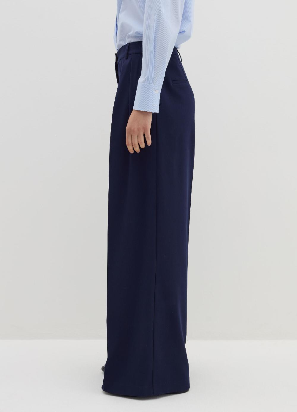 Stefanel Pantalone Loose Fit Con Pinces