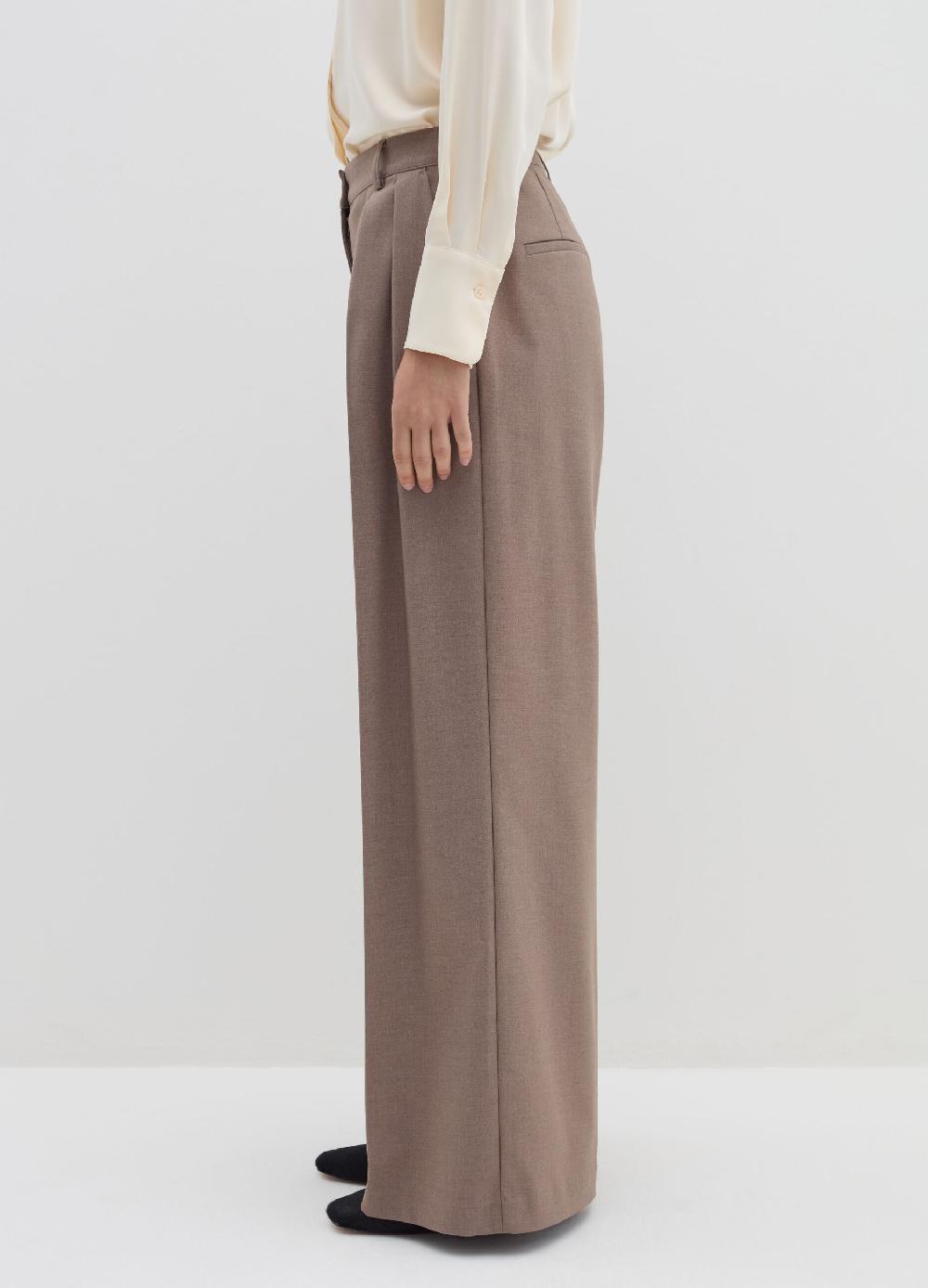 Stefanel Pantalone Loose Fit Con Pinces