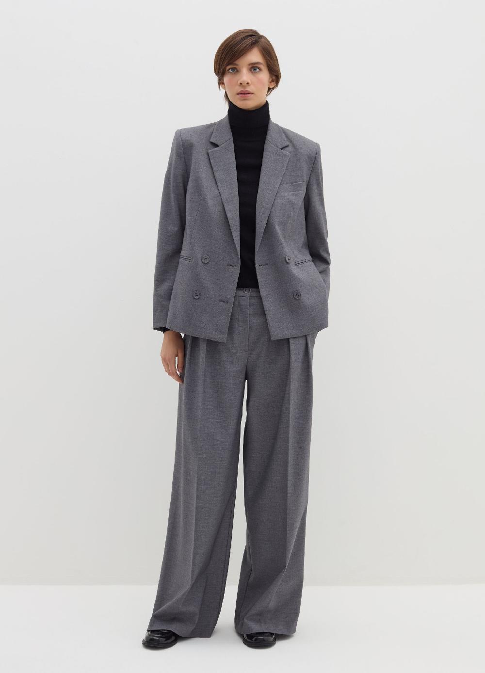 Stefanel Pantalone loose fit con pinces