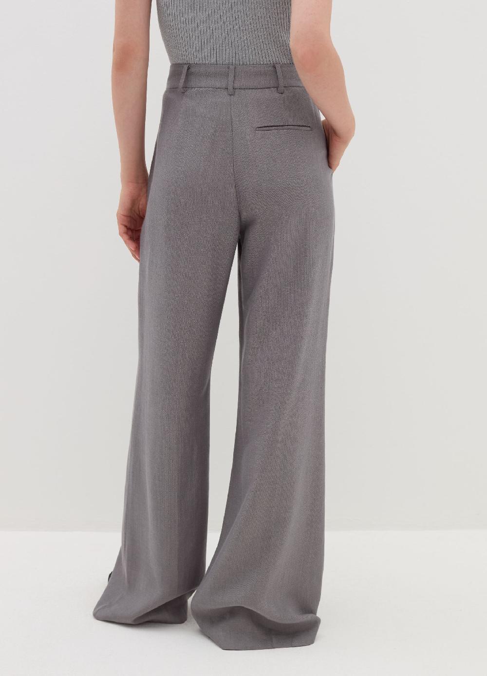 Stefanel Pantalone Palazzo A Gamba Larga