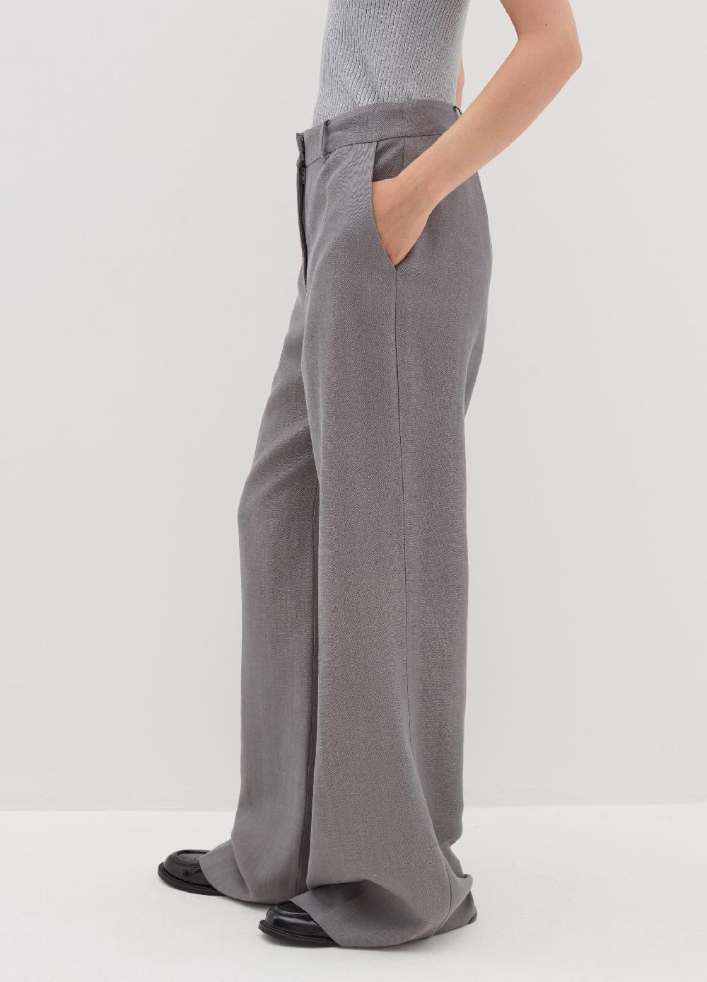 Stefanel Pantalone Palazzo A Gamba Larga