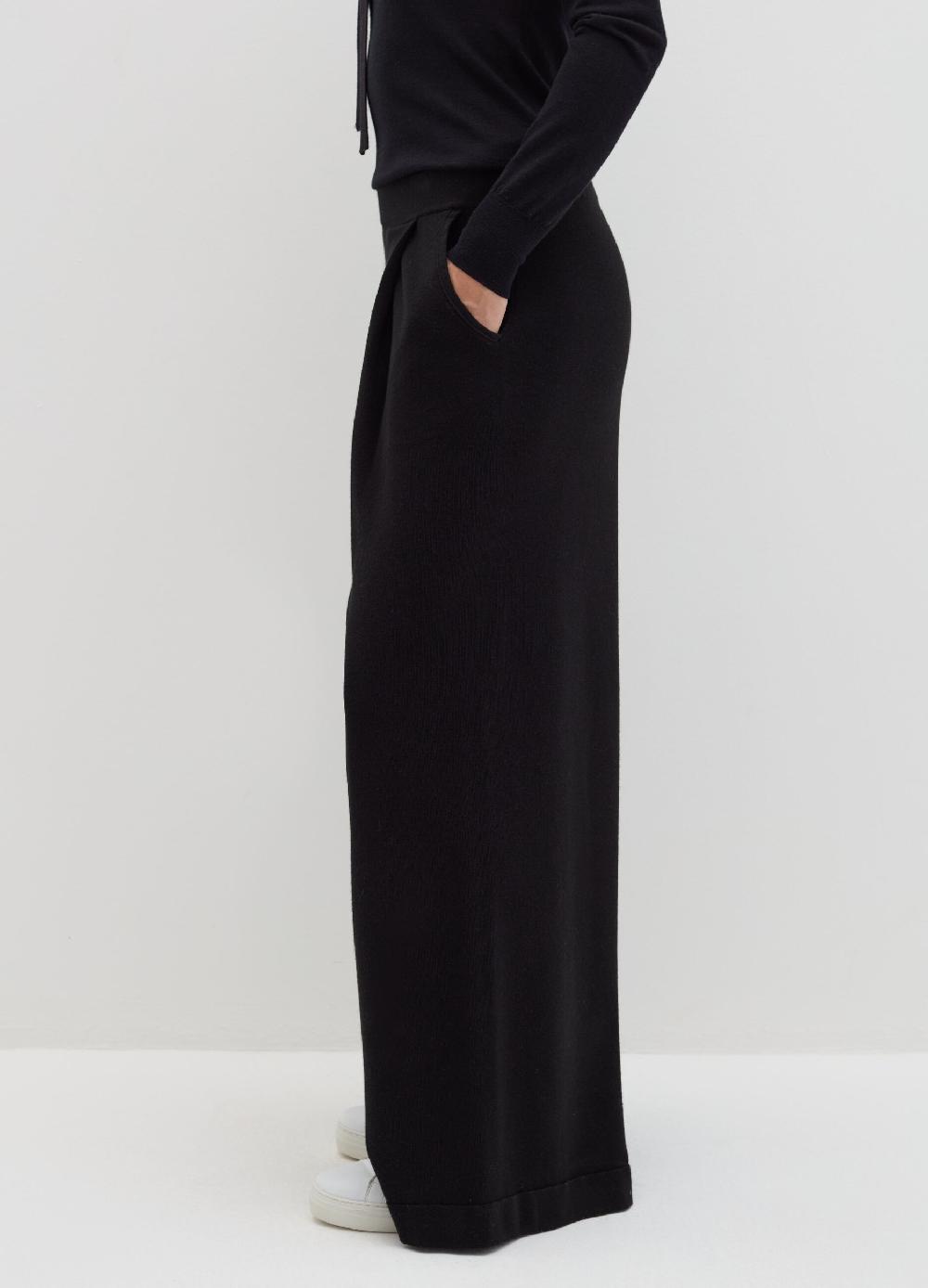 Stefanel Pantalone Palazzo Con Pinces