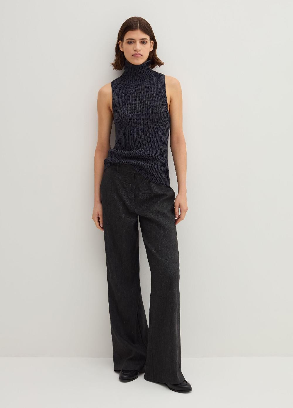 Stefanel Pantalone palazzo wide leg